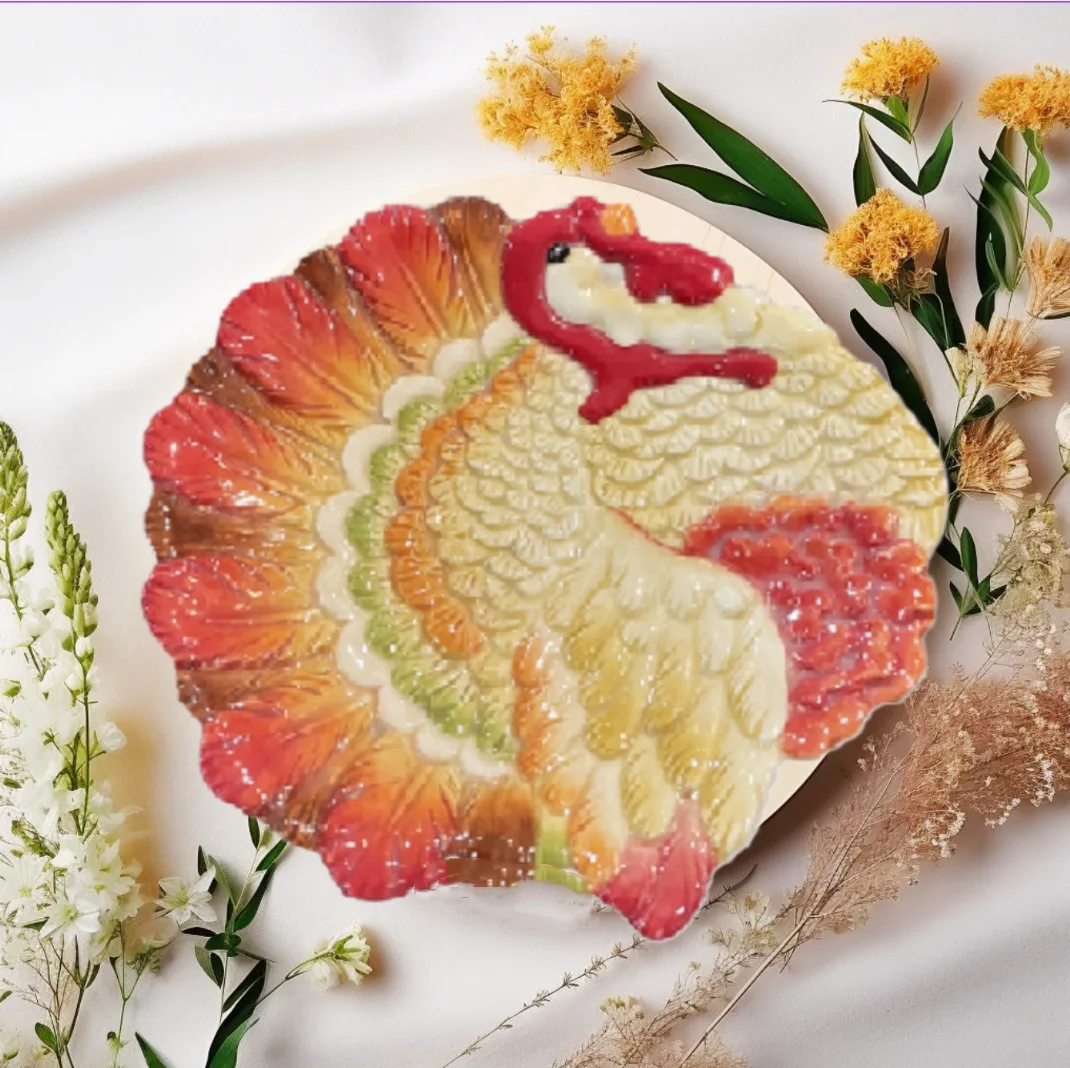 Bulk Ceramic Tableware Unique Turkey Embossed Design